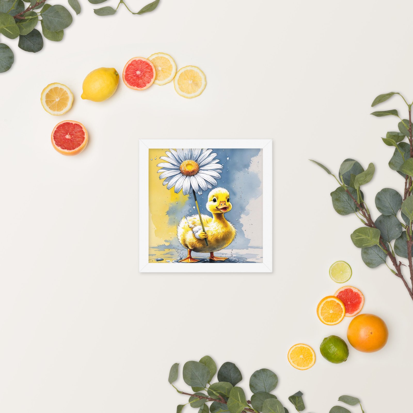 Cottagecore Garden Tales – Duckling with Parasol | Whimsical Watercolour Framed poster - Image 21