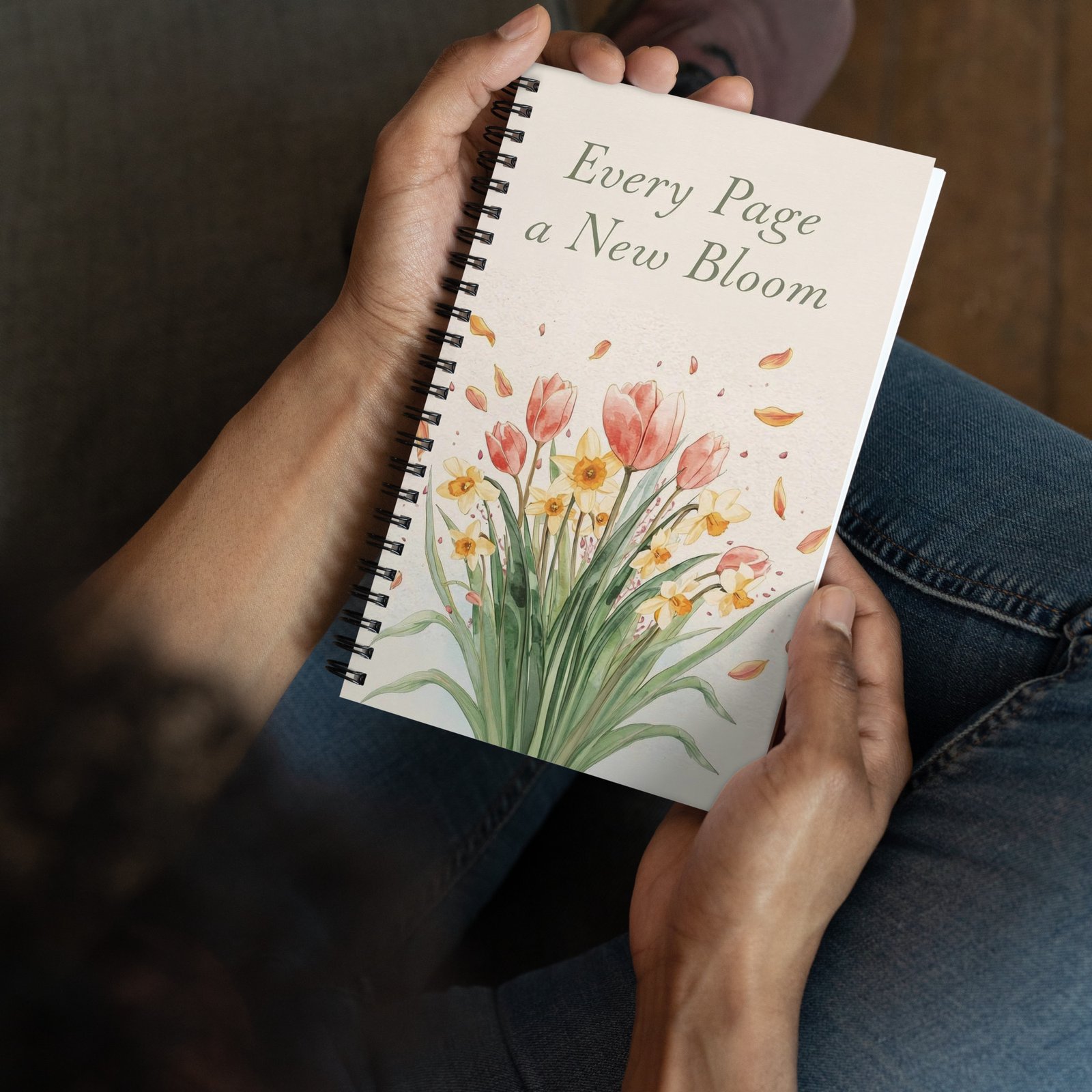Every Page a New Bloom – Spring Floral Spiral Notebook | Watercolor Journal